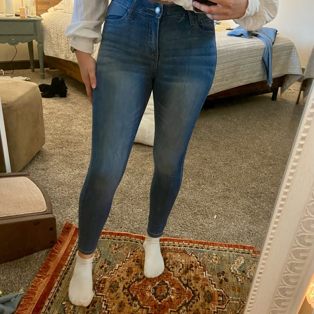 Cello non distressed high rise jeans